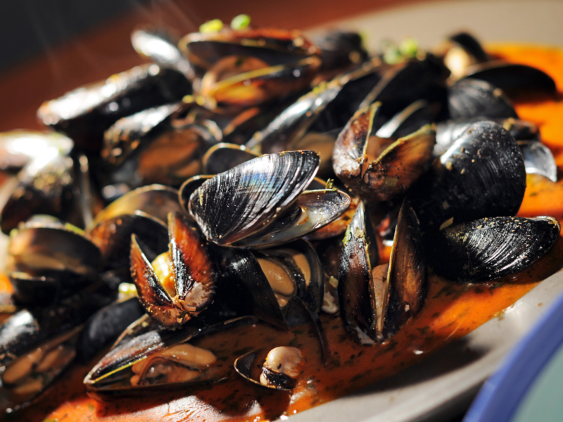 curry mussels white rock