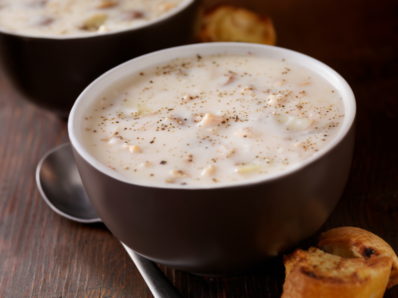 boston clam chowder white rock
