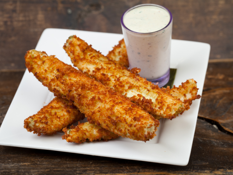 deep fried pickles white rock
