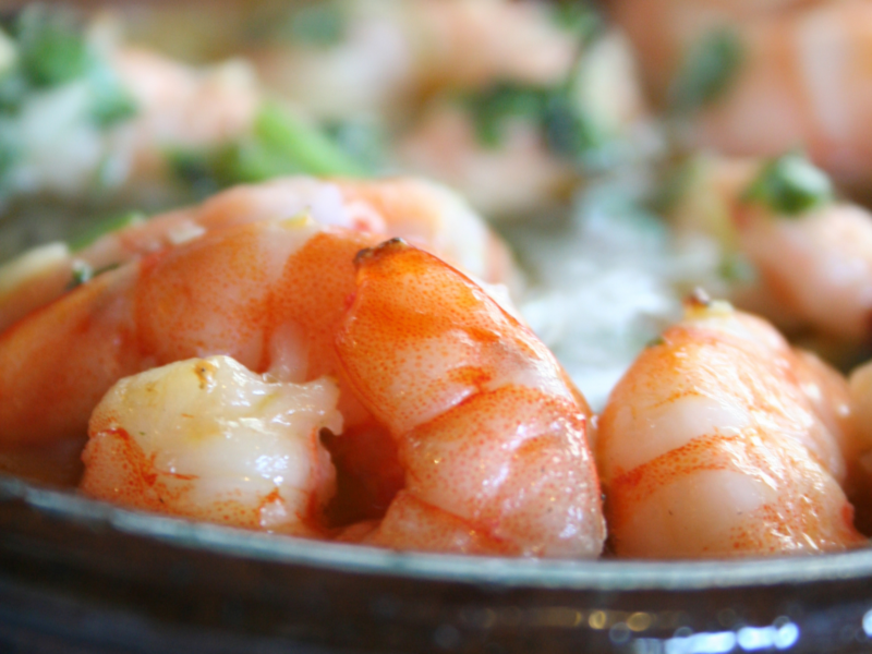 garlic prawns white rock
